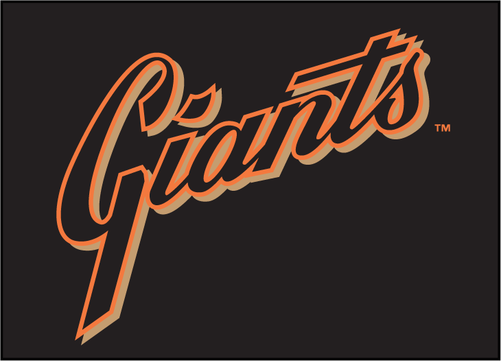 San Francisco Giants 2001-2006 Batting Practice Logo iron on transfers for clothing